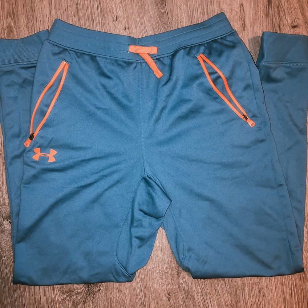 Blue Under Armour jogger sweatpants